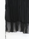 OUDE WAAG High Neck Shirred Halter Vest OW-OW-25SS-TP02-HEI (BL900 Black) (OW-25SS-TP02 OW-25PF-TP03)
